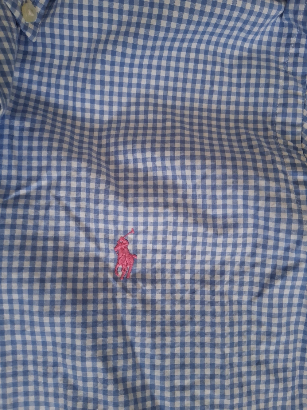 Ralph Lauren Light Blue Cotton Button-Down Shirt